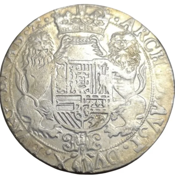 Brabant Silver Plated 1 Ducaton Coin Replica