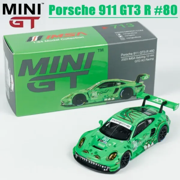 1/64 Porsche 911 GT3 R Diecast Model Car