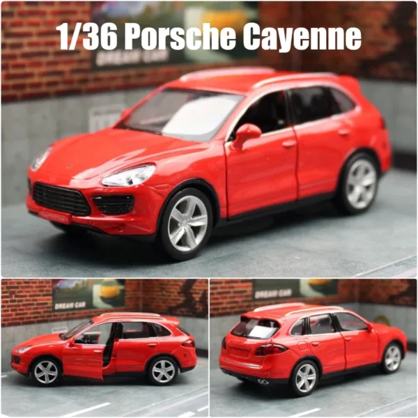 1/36 Scale Porsche Cayenne Diecast Model Car - Image 8