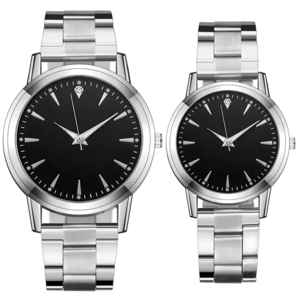 Couple's Quartz Watches Set - 2PCS Fashion - Image 4