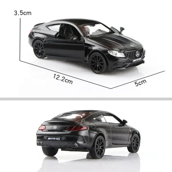 1:36 Diecast Mercedes-Benz C63 AMG Car Model - Image 8