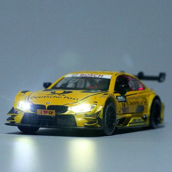 BMW M4 DTM M8 GTE Diecast Car Model - Image 4