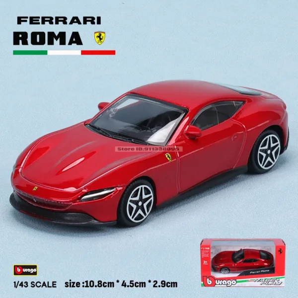 Bburago 1:43 Ferrari Diecast Car Model - Image 9