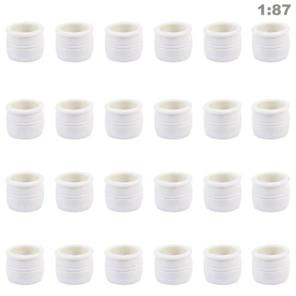 24pcs Flower Pot for HO Scale Model Trains - Image 5