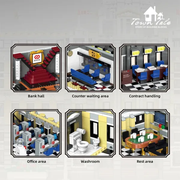 10423PCS HSBC Building Blocks Architectural Set - Image 5