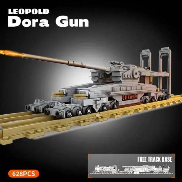 Leopold Dora Gun Building Block Set 628PCS