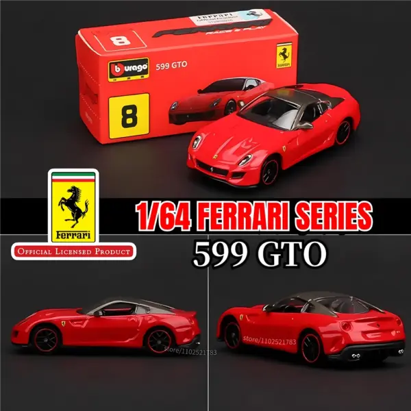 Bburago 1:64 Ferrari SF90 Diecast Model Car - Image 15