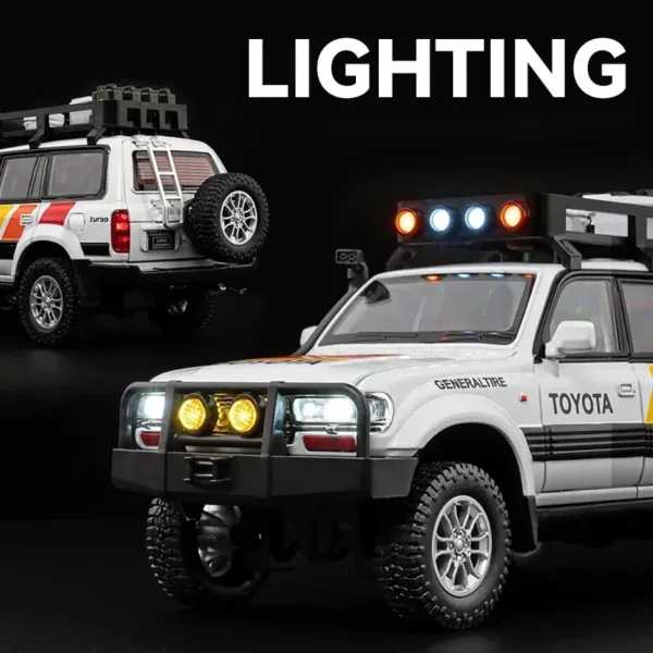 1:24 Toyota Land Cruiser LC80 Diecast Model - Image 3