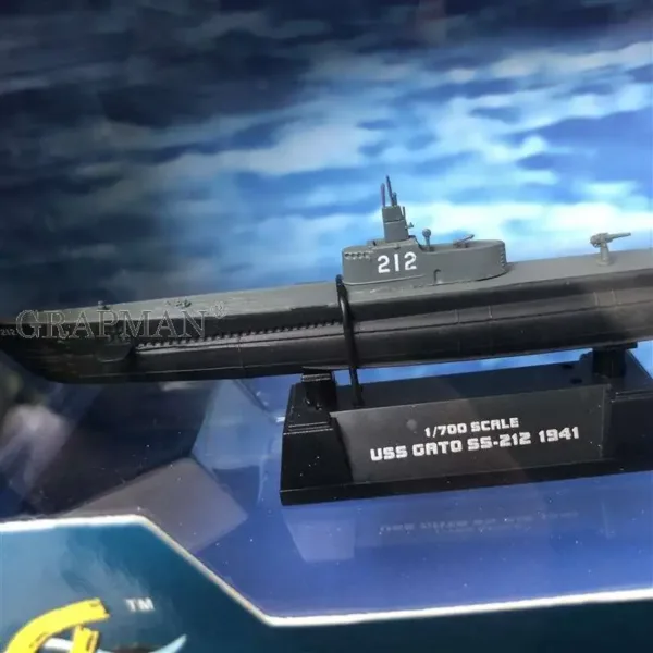 1/700 USS Gato Class Submarine Model Ship - Image 2