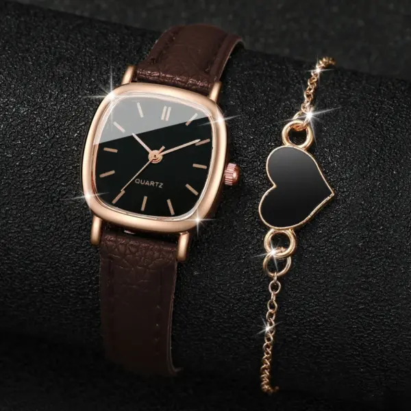 Women’s Quartz Watch and Bracelet Set - Image 2