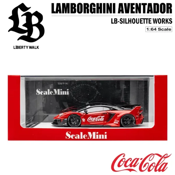 1/64 Lamborghini Aventador Diecast Toy Model - Image 3