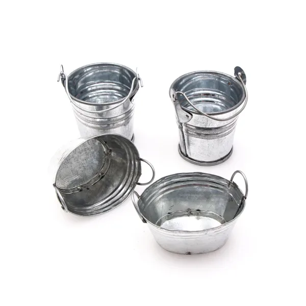 Mini Metal Bucket Toy Doll Food Accessory - Image 6