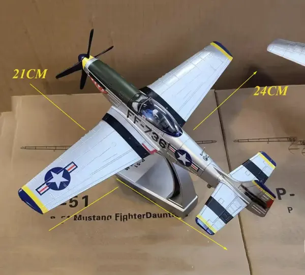 1/48 Scale P51D Fighter Aircraft Model - Image 2