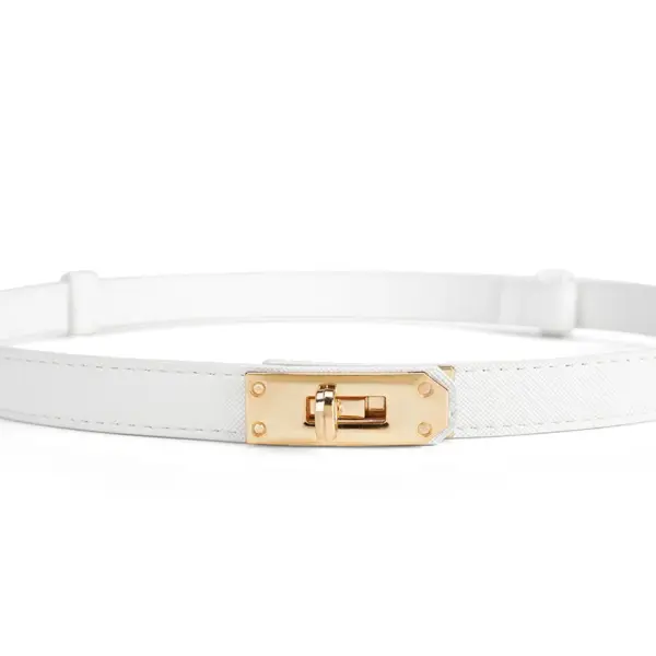 Designer Faux Leather Women's Waist Belt - Image 7