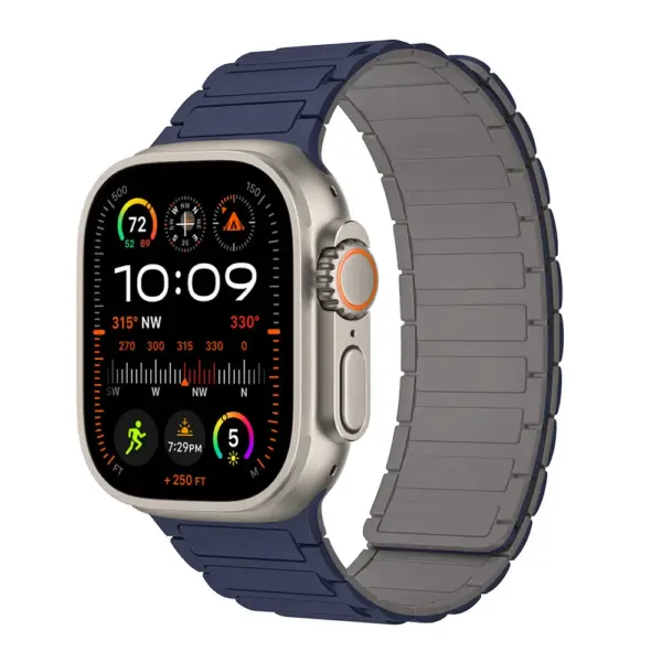 Silicone Magnetic Strap for Apple Watch 49mm 45mm - Image 17