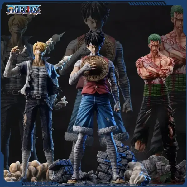 One Piece Anime Figures Set of 3 Characters