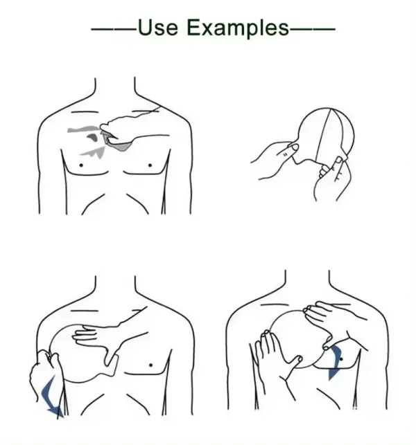 Vented Chest Seal for Emergency Wound Care - Image 4