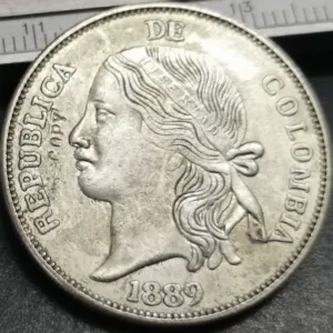 Vintage 1889 Colombia Replica Portrait 5 Sf05fd10d735e4049aaba18334879a731W