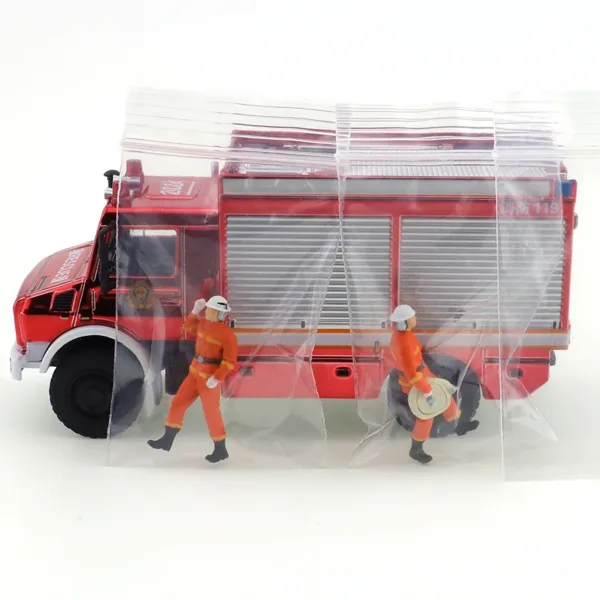 1/64 Scale Alloy Unimog Fire Truck Model - Image 6