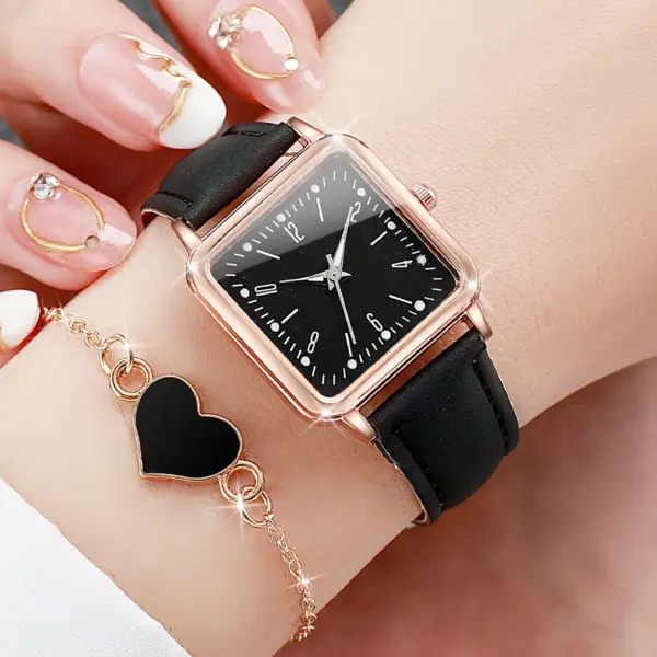 6PCS Women's Fashion Quartz Watch Set - Image 2