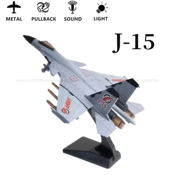 Pullback Jet Fighter Model with Lights and Sound - Image 22