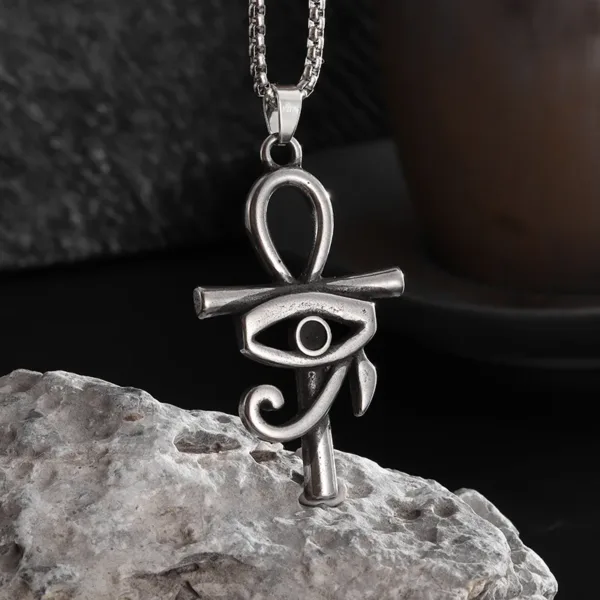 Eye of Horus Cross Pendant Necklace - Image 34