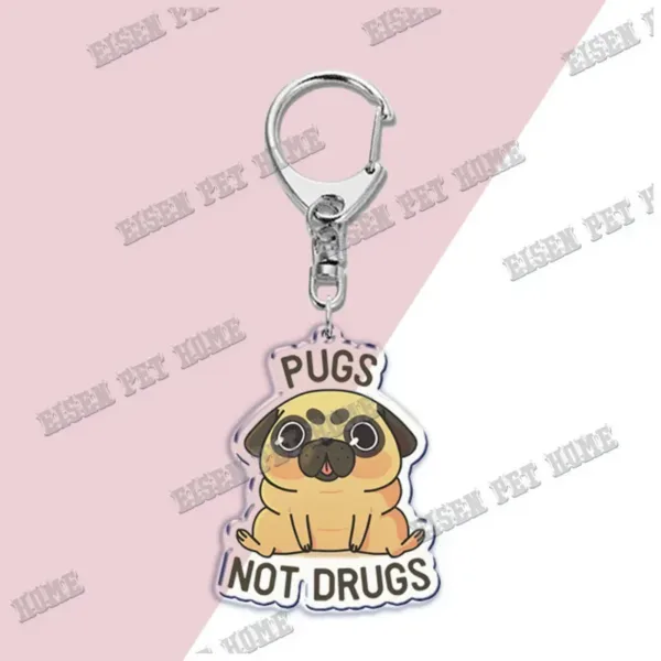 Cute PUG Keychain Pendant for All Occasions - Image 6