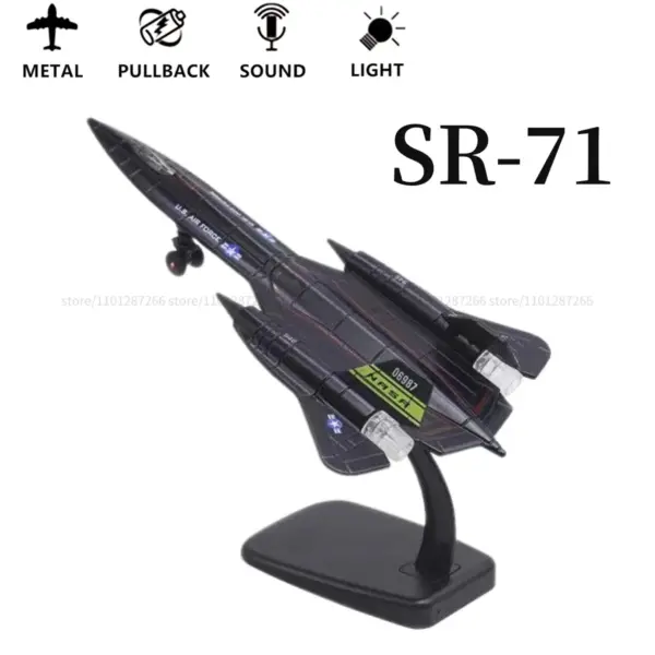 Pullback Jet Fighter Model with Lights and Sound - Image 9