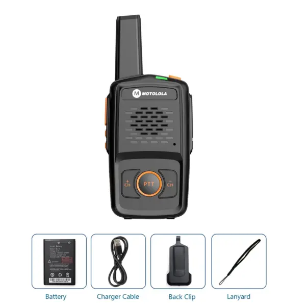 Motolola MT-N1 Mini Walkie Talkie 16 Channels - Image 9