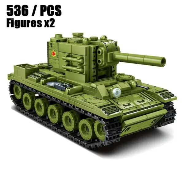 WW2 KV-2 Tank Building Block Set 536pcs