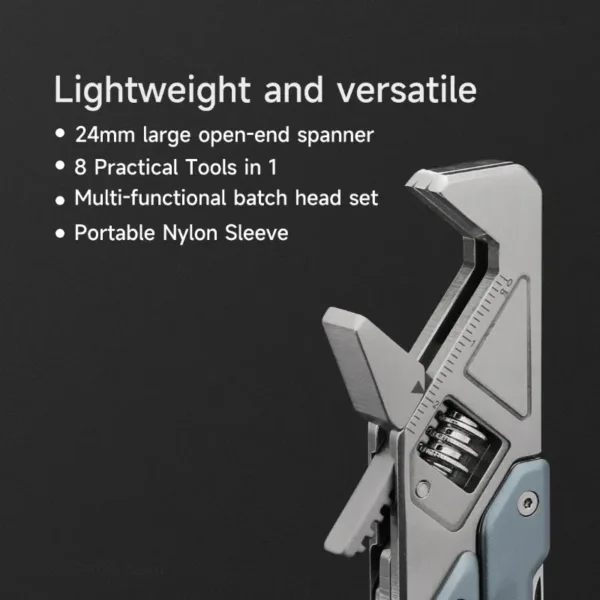 NexTool W2 Multitool Adjustable Wrench and Screwdriver - Image 3