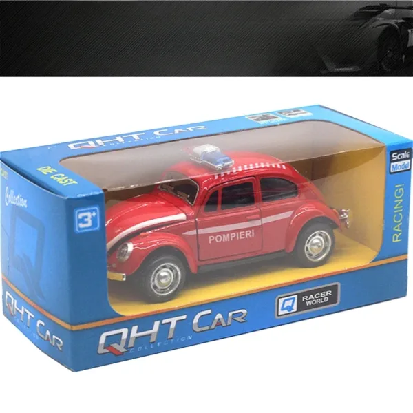 1:32 Alloy Beetle Police Car Model - Image 6