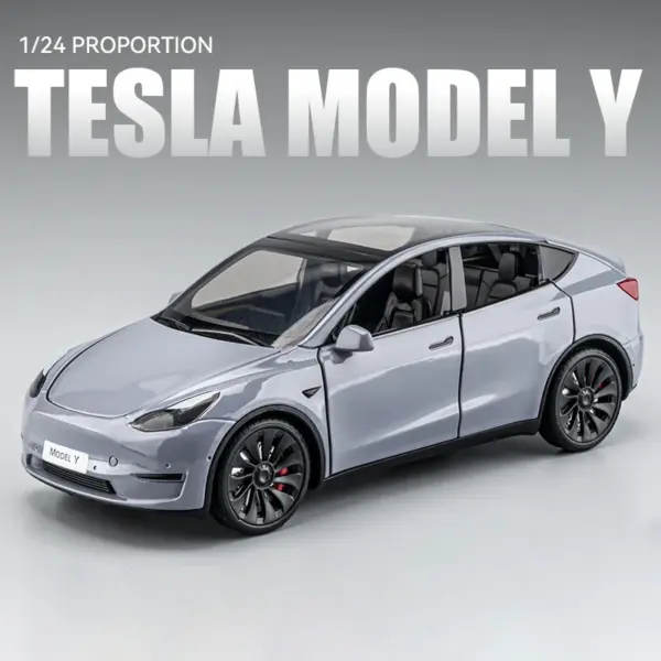 1:24 Alloy Model X Model 3 Model Y Car - Image 27