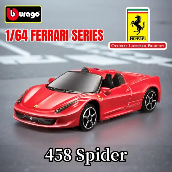 Bburago 1:64 Ferrari Diecast Car Model - Image 12