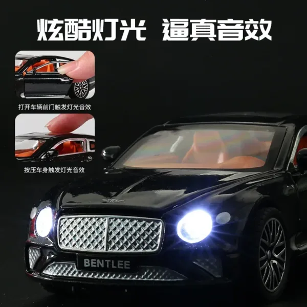 1:32 Bentley Continental GT Diecast Model Car - Image 3