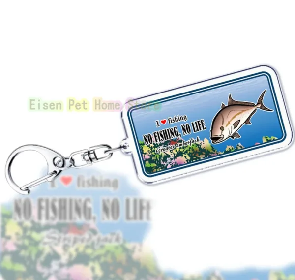 Fishing Man Keychain Pendant for Gifts - Image 19