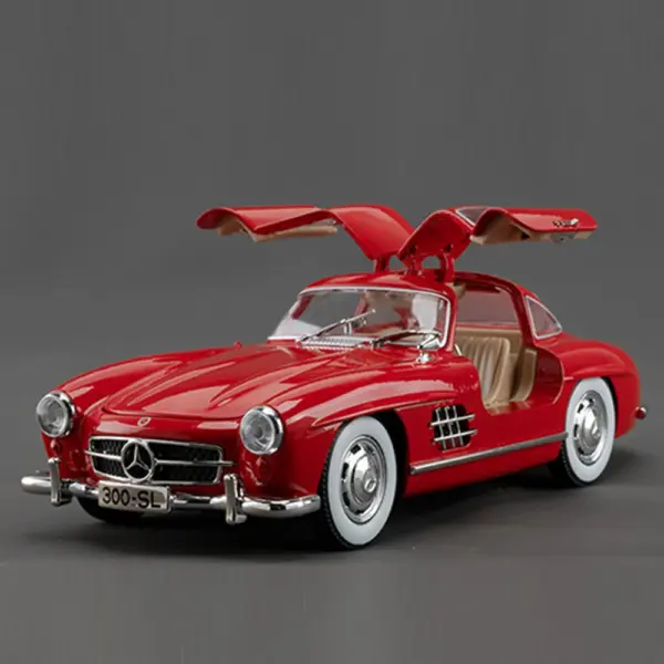 1:24 Alloy 300SL Vintage Toy Car Model - Image 7