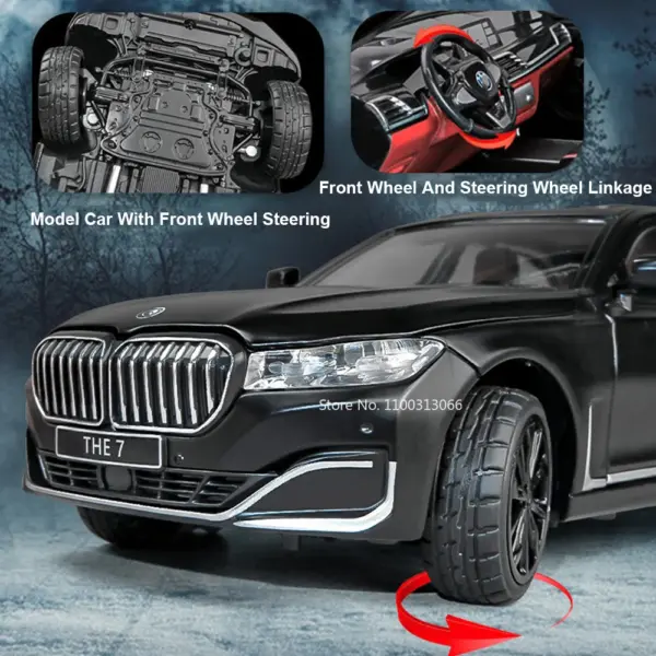 1:24 THE 760 Li Alloy Diecast Car Model - Image 3