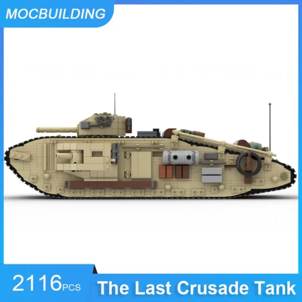 MOC Military Tank Model 2116PCS Building Set - Image 5