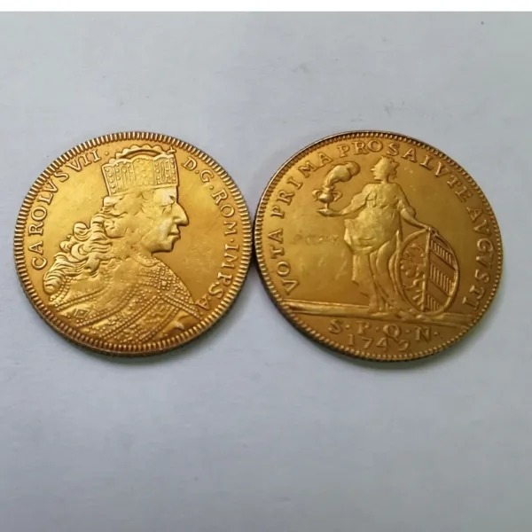 Gold-Plated 1 Ducat Copy Coin - Nurnberg - Image 4