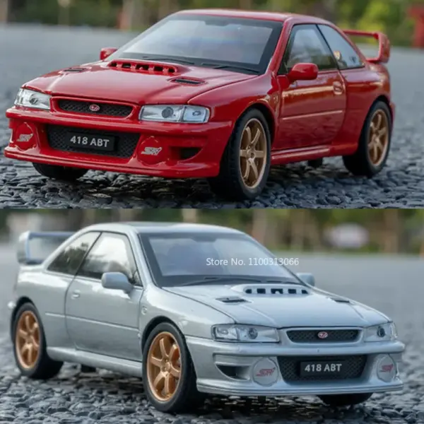 1:32 Scale Subaru Impreza Diecast Model Car - Image 6