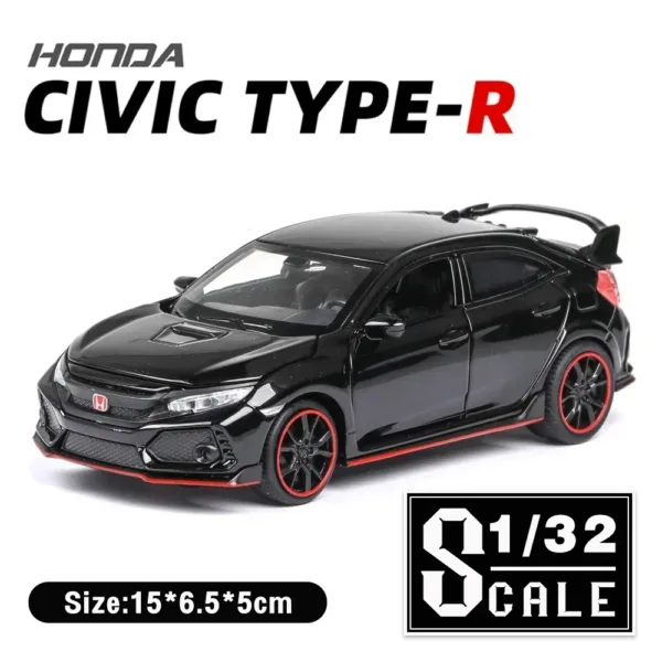 1:32 Diecast Honda Civic Type-R Model Car - Image 8