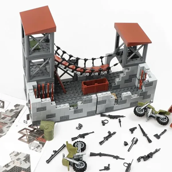 Military Base Building Block Set for Kids - Image 5