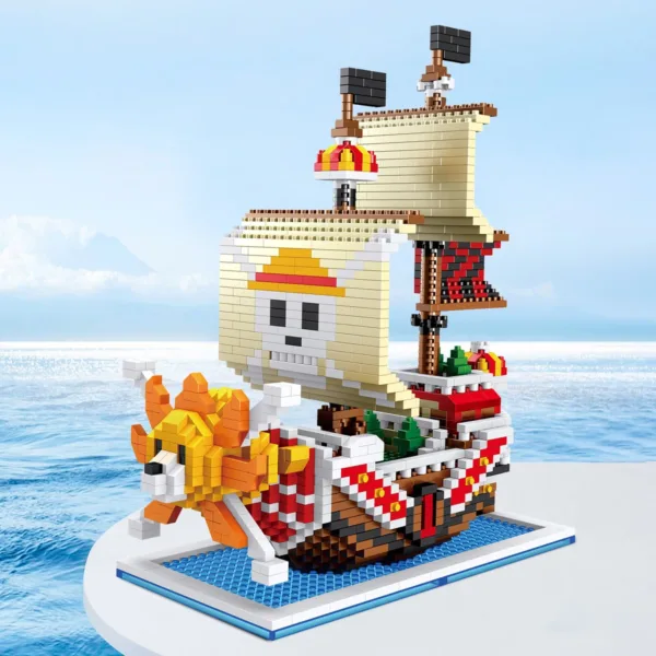 Ocean Pirate Ship 3D Model Building Blocks - Image 9