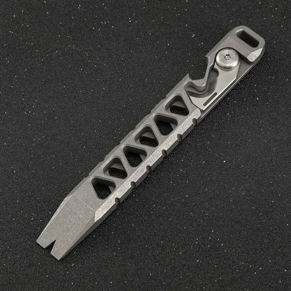 Titanium Alloy Crowbar with Bottle Opener - Image 9