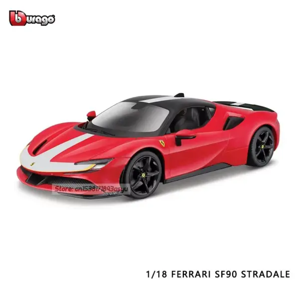 Bburago 1:18 Ferrari SF90 Stradale Model - Image 13