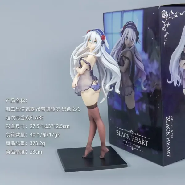 24CM Black Heart Anime Figure Model Toy - Image 7