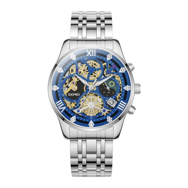 Luxury Quartz Men's Watch with Calendar Feature - Image 8