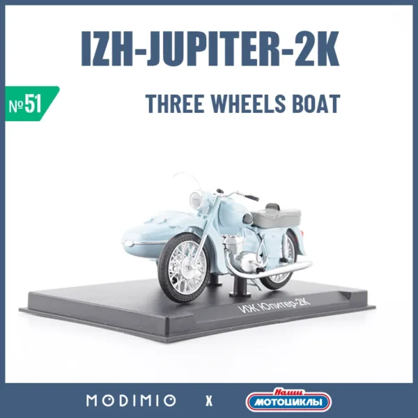 1:24 Scale IZH Jupiter 2K Motorcycle Model