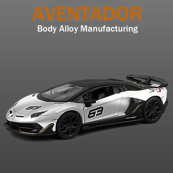 1:32 Diecast Lamborghini Aventador SVJ Model - Image 2